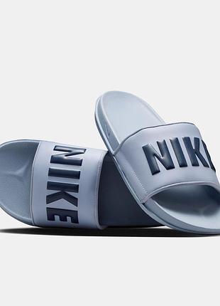 Оригинальн! сша! мужские шлепанцы nike offcourt slide bq4639-410 в новом состоянии летние тапочки