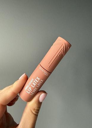 Матова помада rimmel thrill seeker lip latex💄
