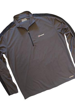 Футболка лонгслив berghaus wayside longsleeve half-zip (xxl)