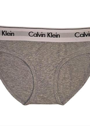 Трусики ск calvin klein розмір s колір синій сірий