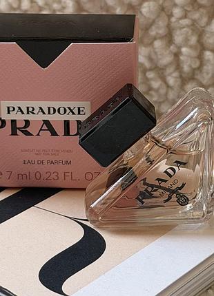 Оригинальный миниатюра prada paradoxe eau de parfum