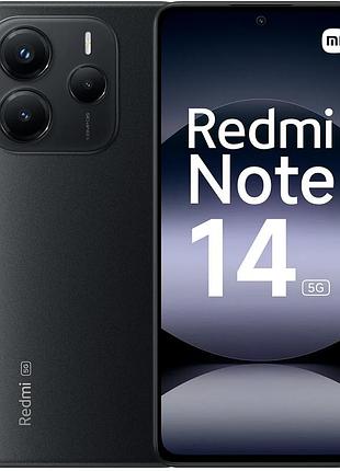 Xiaomi redmi note 14 5g 8/256 black | новый, гарантия год