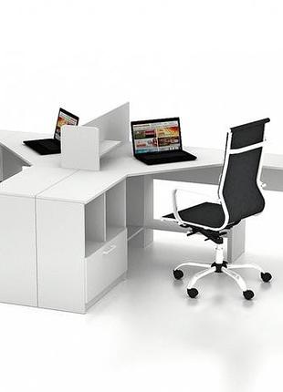 Комплект офисной мебели flashnika simpl 4.1 (4600мм x 1600мм x 1446мм)