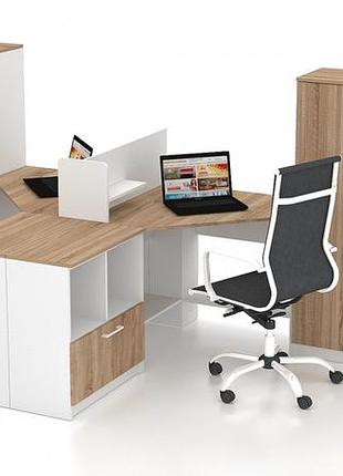 Комплект офисной мебели flashnika simpl 1 (3200мм x 1600мм x 1446мм)