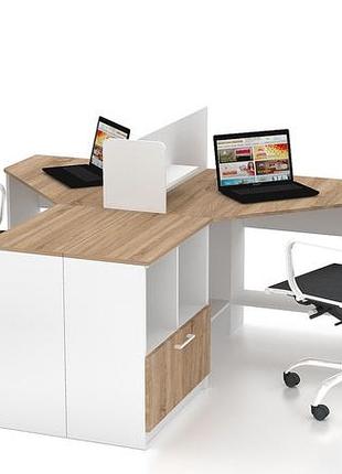 Комплект офісних меблів flashnika simpl 11 (1800мм x 1600мм x 1050мм)