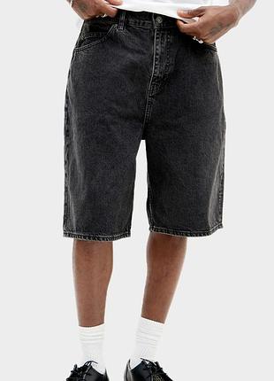 Широкие джинсовые шорты bdg urban outfitters jack mens relaxed wide fit shorts