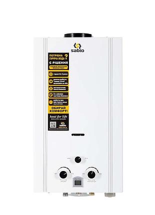 Газова колонка дим. sabio 10 л white plus (jsd20-ac21 copper)