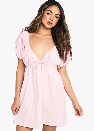 Плаття рожеве міні boohoo