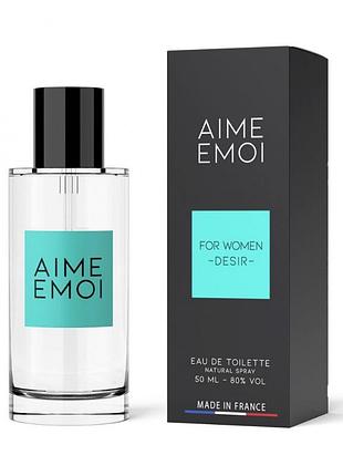 Женские духи с феромонами aime emoi для привлечения мужчин, цветочно-восточный аромат, 50 мл