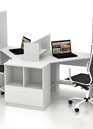 Комплект офисной мебели flashnika simpl 10.1 (3200мм x 1250мм x 1446мм)