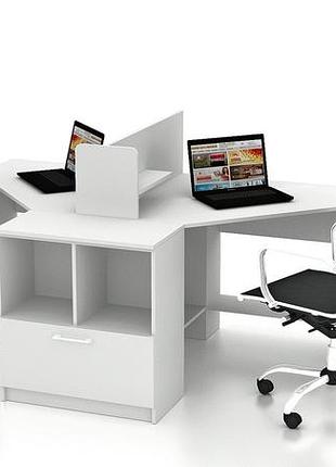 Комплект офисной мебели flashnika simpl 9.1 (1800мм x 1250мм x 1050мм)