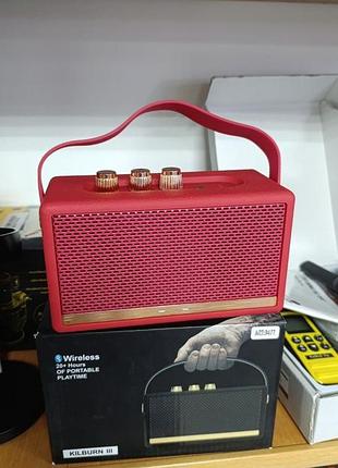 Портативна bluetooth-колонка kilburn iii (red)