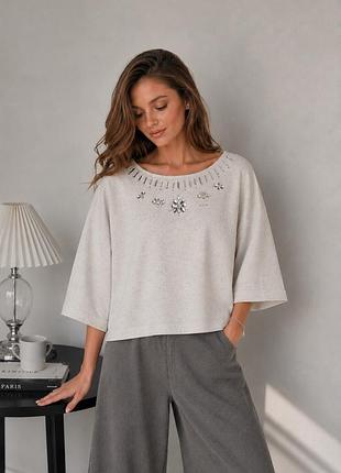 Укороченый классный свитшот от h&m