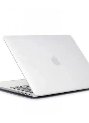 Чохол для macbook air 13.6 дюйма matt case прозорий для захисту від подряпин і пошкоджень