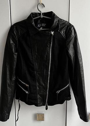 Кожанка armani jeans