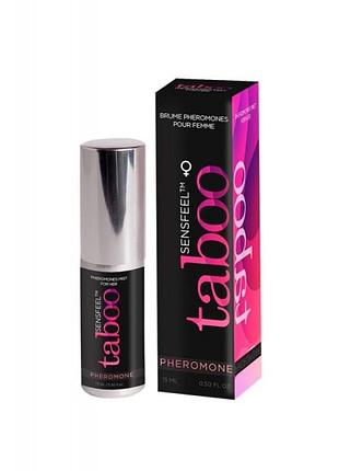 Спрей з феромонами для жінок без запаху taboo sensfeel, 15 мл