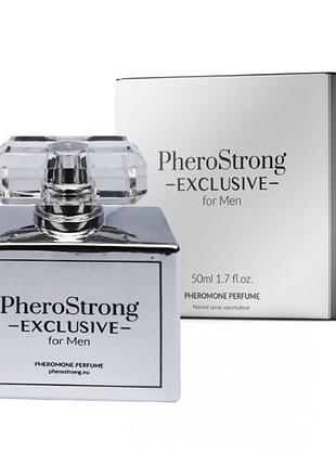 Мужские духи с феромонами pherostrong exclusive с нотами калабрийского бергамота и пачули, 50 мл