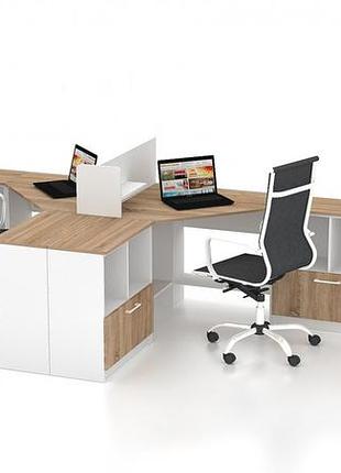 Комплект офисной мебели flashnika simpl 3 (4600мм x 1600мм x 1446мм)