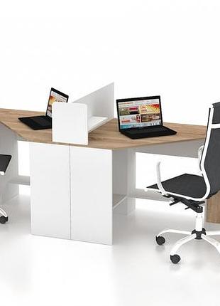 Комплект офисной мебели flashnika simpl 19 (3200мм x 900мм x 1050мм)