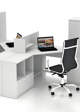 Комплект офисной мебели flashnika simpl 1.1 (3200мм x 1600мм x 1446мм)