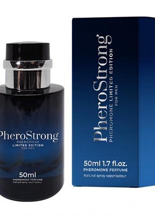 Чоловічі парфуми з феромонами pherostrong limited edition з нотами сливи, кориці та сандалу, 50 мл
