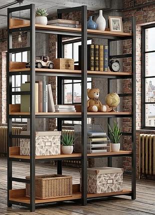 Книжный стеллаж loft 120×30×143 см на 5 полок g633aω rosewood 120