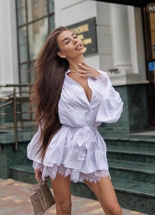 Сукня з мереживом