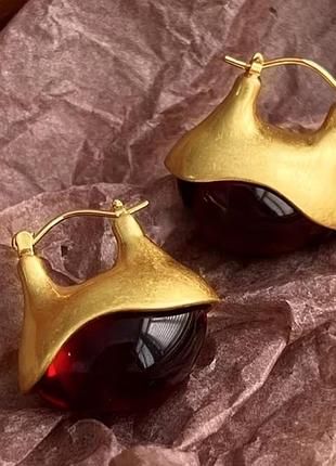 Серьги эксклюзив maison schiaparelli