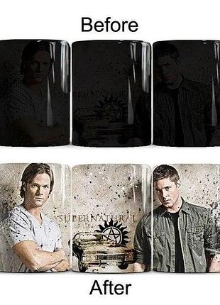 Чашка хамелеон «supernatural» 17