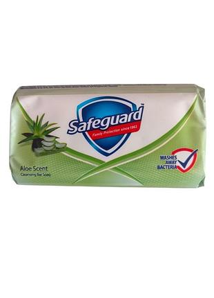 Мило туалетне тверде safeguard м'який догляд з алое 90 г 9482