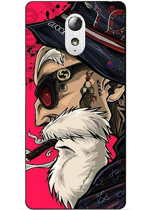 Чехол силиконовый бампер для lenovo vibe p1m с рисунком дед
