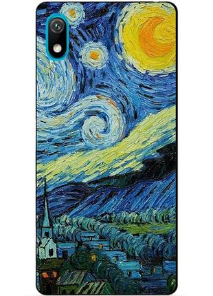 Силиконовый чехол для huawei y5 2019 с рисунком лунная ночь