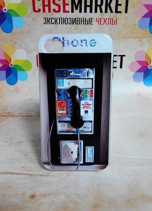 Чохол силіконовий бампер для iphone 4/4s з малюнком телефон