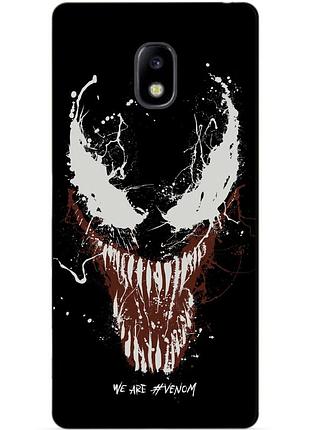 Силиконовый бампер чехол для samsung j730 galaxy j7 2017 года с рисунком веном