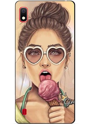 Силіконовий чохол для samsung a10 з малюнком морозиво