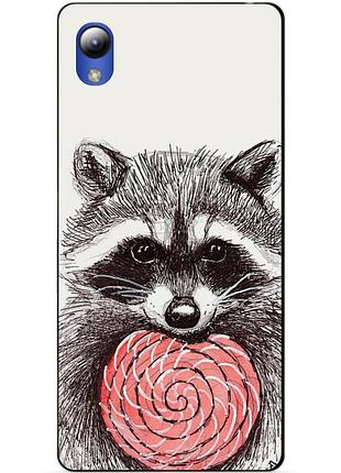 Чохол силіконовий для zte blade l8 з малюнком єнот