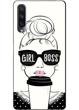 Бампер силіконовий чохол для xiaomi mi a3 з малюнком girl boss