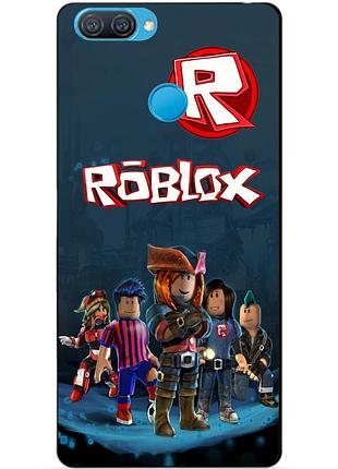 Силиконовый бампер чехол для oppo a12 a5s с рисунком roblox