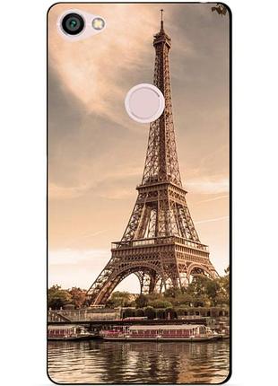 Силіконовий чохол бампер для xiaomi redmi note 5a prime з малюнком ейфелева вежа