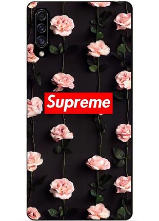 Силиконовый чехол бампер для samsung a30s 2019 galaxy a307f с рисунком supreme
