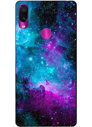 Силіконовий чохол для xiaomi redmi note 7 з малюнком космос