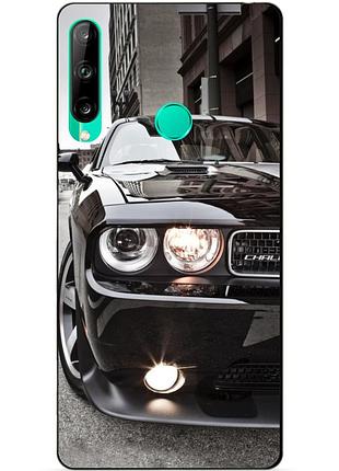 Силіконовий чохол бампер для huawei p40 lite e з малюнком dodge