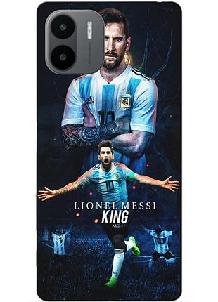 Силіконовий бампер чохол для xiaomi redmi a1/a2 з малюнком messi 69