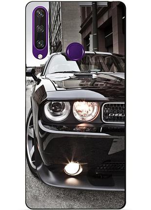 Силіконовий чохол бампер для huawei y6p з малюнком dodge