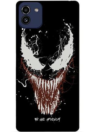 Силіконовий бампер чохол для samsung a03 з малюнком веном