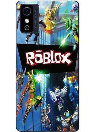 Силіконовий бампер чохол для zte blade l9 з картинкою roblox