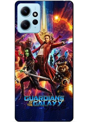 Силіконовий бампер чохол для xiaomi redmi note 12 з картинкою стражі галактики