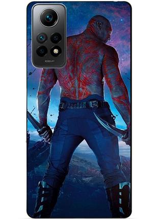 Силіконовий бампер чохол для xiaomi redmi note 12 pro дракс пристражі галактики drax