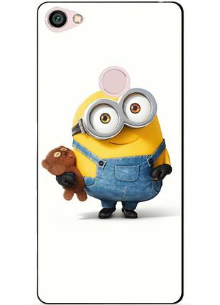 Силиконовый бампер для xiaomi note 5a prime с рисунком миньон боб