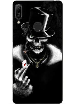 Силиконовый чехол для huawei y6 prime 2019 с рисунком карта
